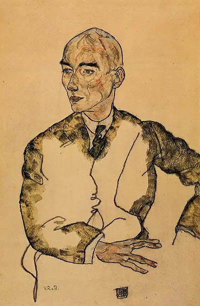 Portrait of Dr Viktor Ritter von Bauer Egon Schiele